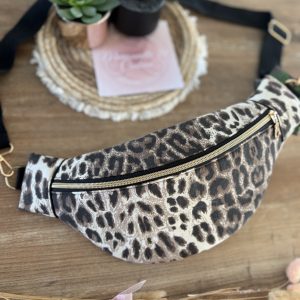 Sac banane unique et original en léopard